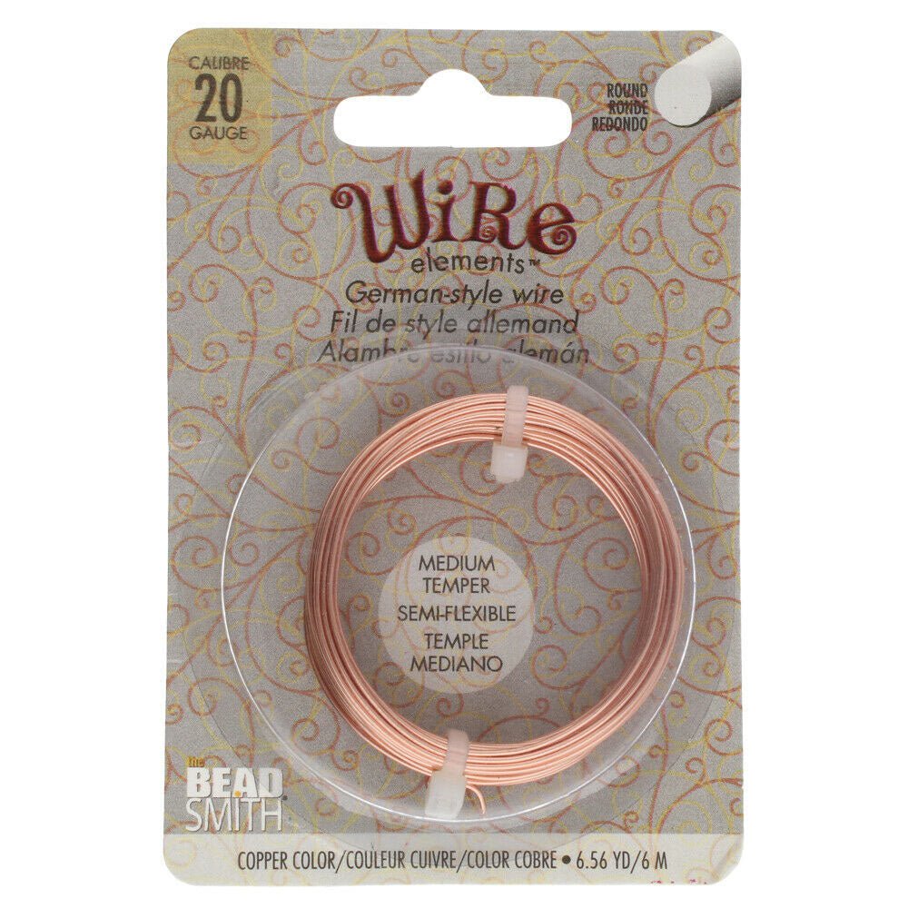 Copper Wire 22 Gauge Round Wire for Making Jewlery Non -  Denmark