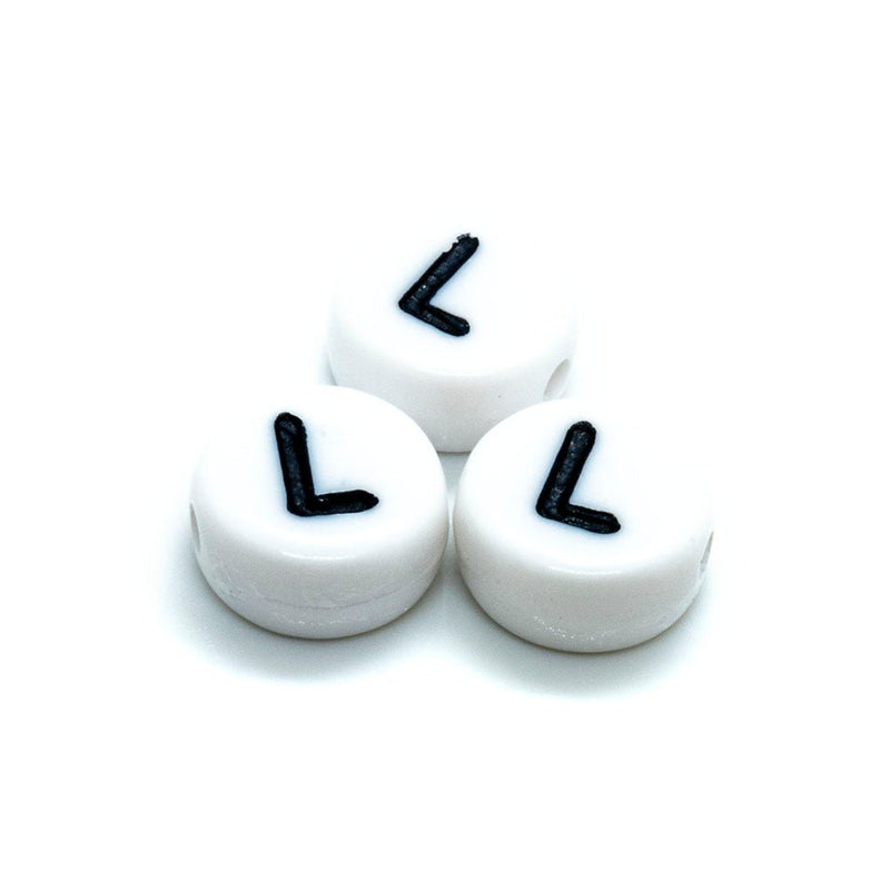 Load image into Gallery viewer, Acrylic Alphabet and Number Beads 7mm Letter A - Affordable Jewellery Supplies
