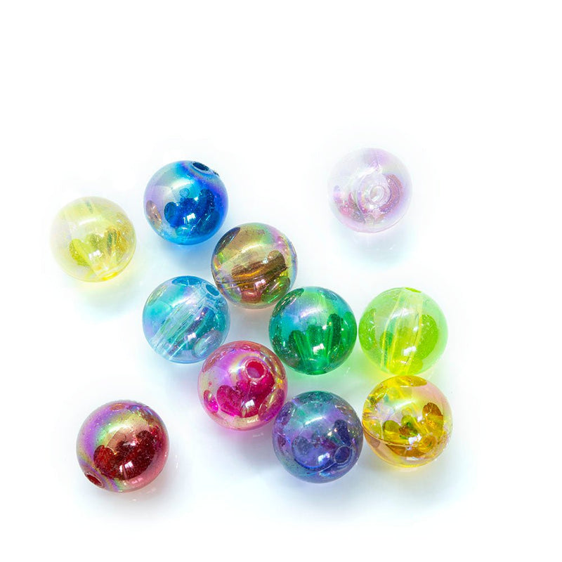 Load image into Gallery viewer, Eco - Friendly Transparent Beads 10mm Pink - Affordable Jewellery Supplies
