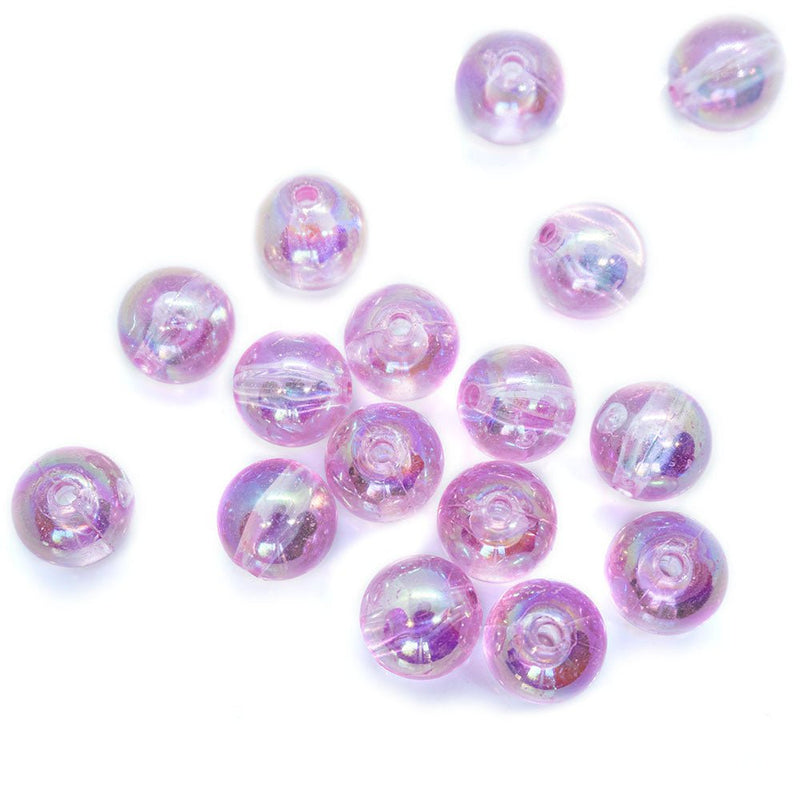 Load image into Gallery viewer, Eco - Friendly Transparent Beads 10mm Pink - Affordable Jewellery Supplies
