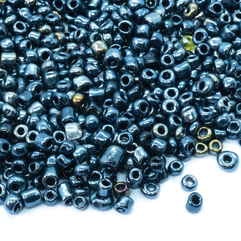 Load image into Gallery viewer, Metallic Seed Beads 11/0 Silver - Affordable Jewellery Supplies
