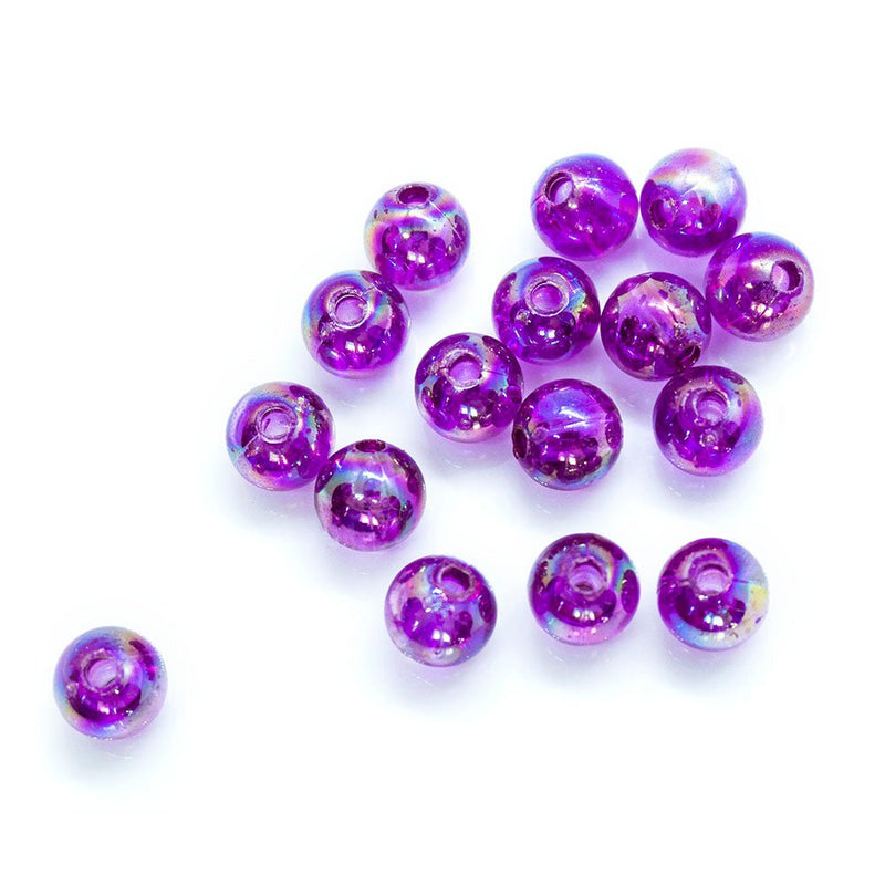 Load image into Gallery viewer, Eco - Friendly Transparent Beads 6mm Mulberry - Affordable Jewellery Supplies
