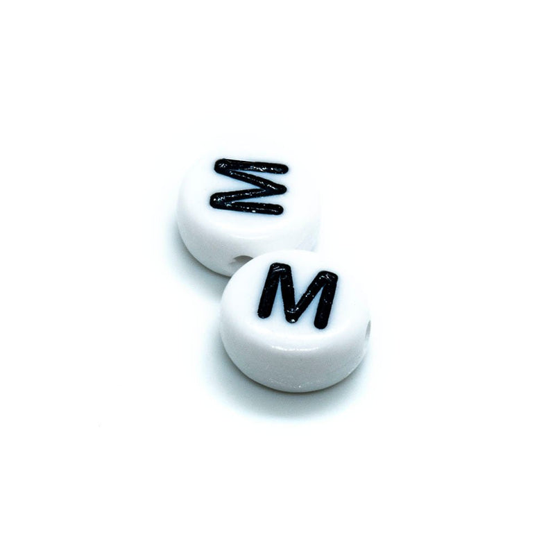 Load image into Gallery viewer, Acrylic Alphabet and Number Beads 7mm Letter A - Affordable Jewellery Supplies
