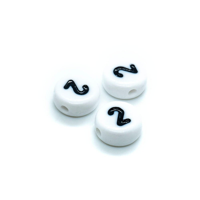 Load image into Gallery viewer, Acrylic Alphabet and Number Beads 7mm Letter A - Affordable Jewellery Supplies
