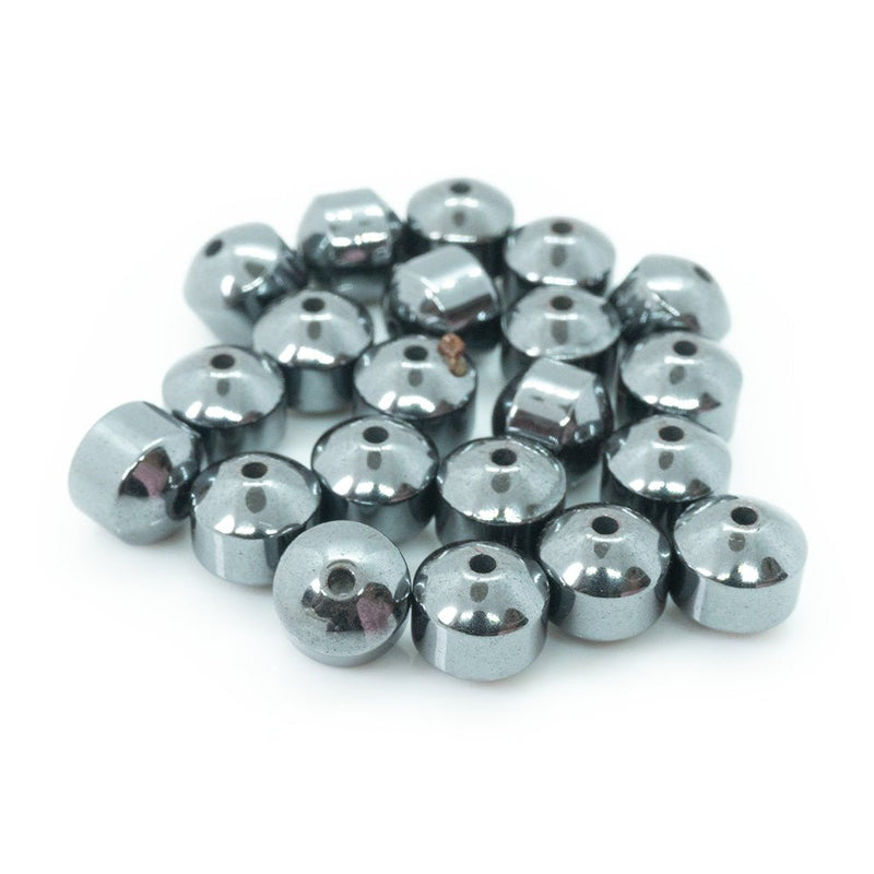 Load image into Gallery viewer, Hematite Bicone Beads 6mm Grey - Affordable Jewellery Supplies
