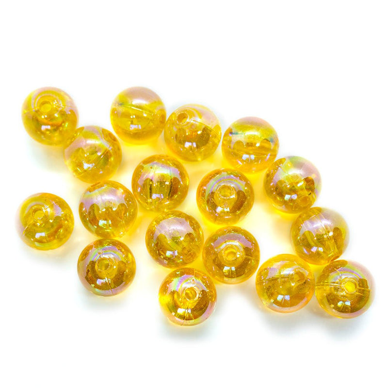 Load image into Gallery viewer, Eco - Friendly Transparent Beads 10mm Orange - Affordable Jewellery Supplies
