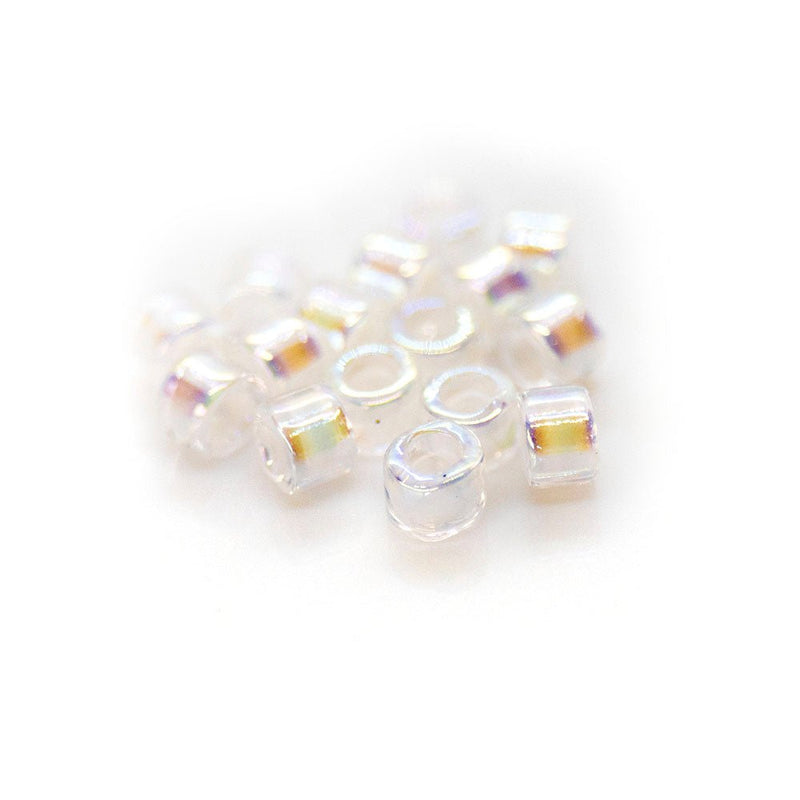 Load image into Gallery viewer, Delica® Seed Beads 11/0 Off White AB (DB0052) - Affordable Jewellery Supplies
