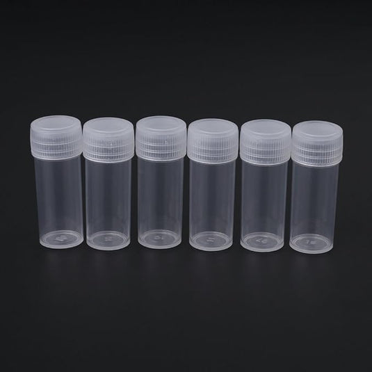 Mini Plastic Tube 5ml Clear - Affordable Jewellery Supplies