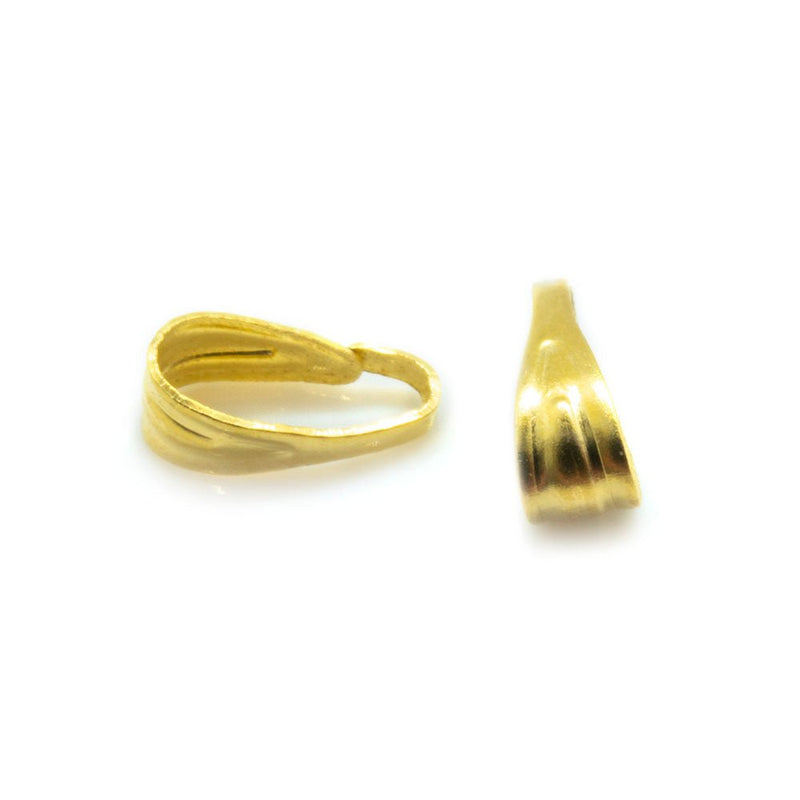 Load image into Gallery viewer, Bail 7mm x 3mm x 3.5mm Gold - Affordable Jewellery Supplies
