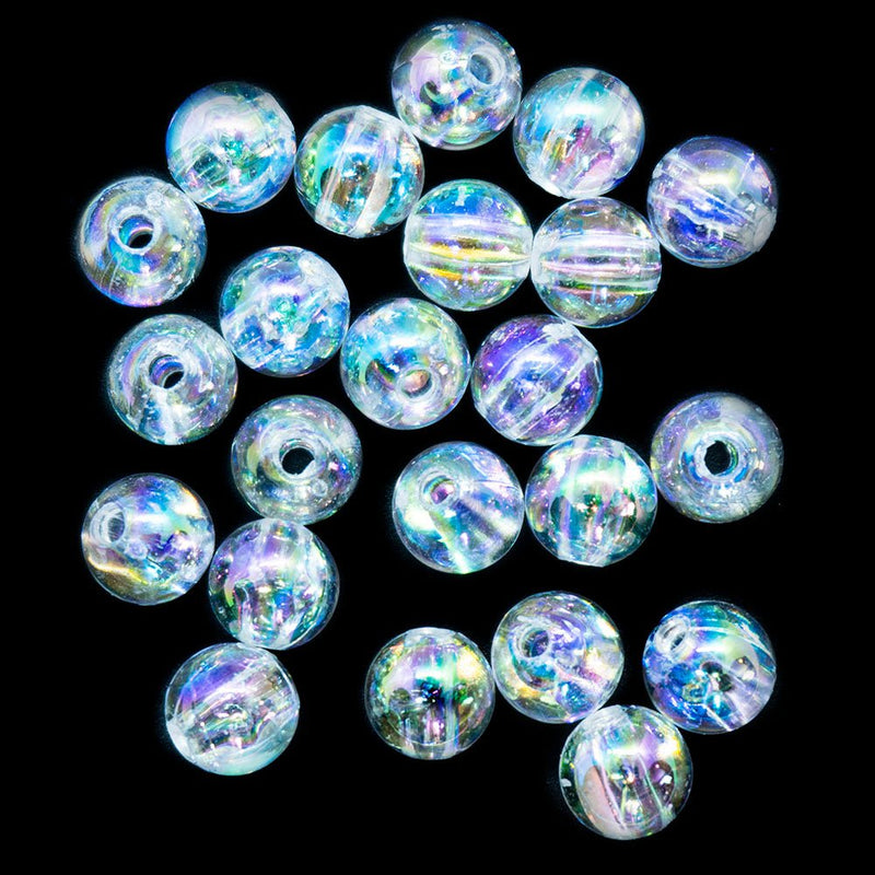 Load image into Gallery viewer, Eco - Friendly Transparent Beads 6mm Clear - Affordable Jewellery Supplies
