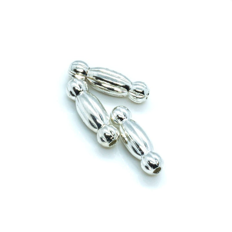 Load image into Gallery viewer, Tube 8mm x 2.5mm Silver - Affordable Jewellery Supplies
